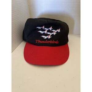 Mo Money Assn. Thunderbirds Black & Red Snap Back Vintage Baseball Hat Cap XX11